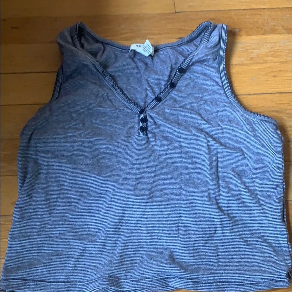 Blue Striped tank top